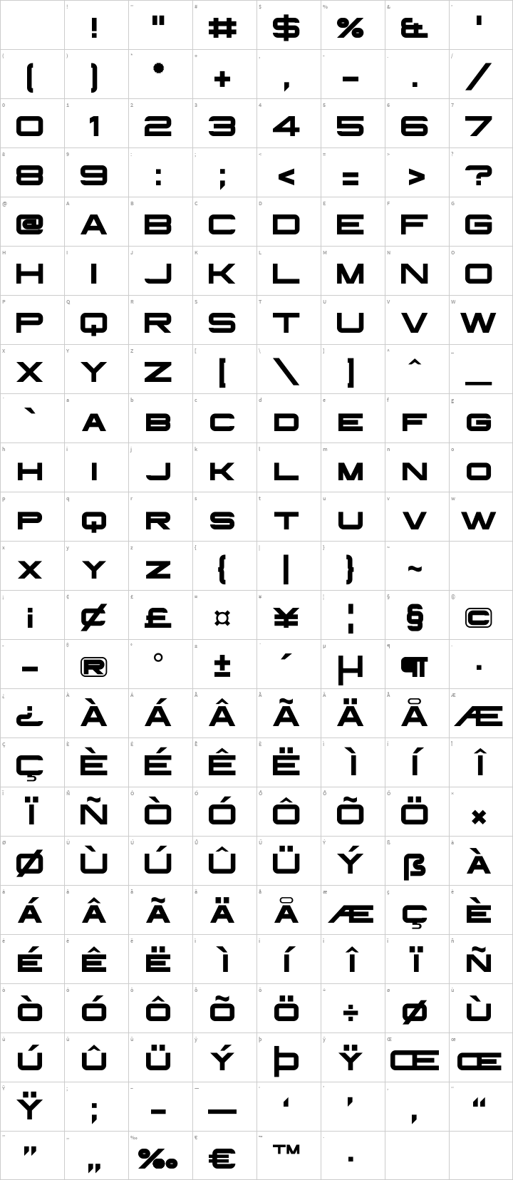 Infinium Guardian Font Zillion