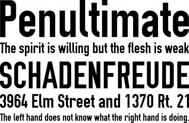 din condensed bold font