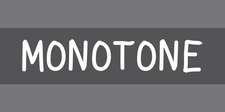 monotone-font-zillion