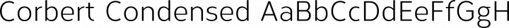 Corbert Condensed Regular free font