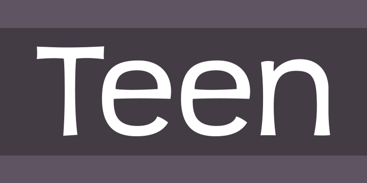 Teen Font