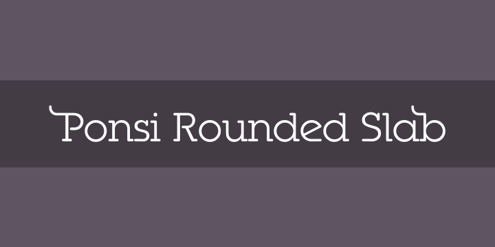 Ponsi Rounded Slab Font Free By Typefaith Font Squirrel