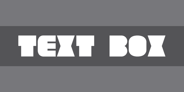 Text Box | Font Zillion