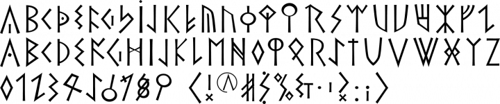 The Roman Runes Alliance | Font Zillion