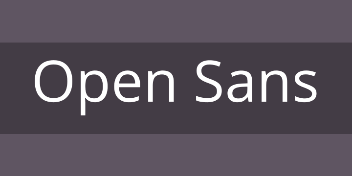 Font Squirrel | Open Sans Font Free by Ascender Fonts