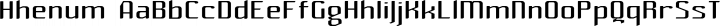 Hhenum Regular free font