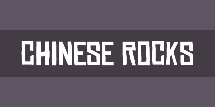 Chinese Rocks Font Free By Typodermic Font Squirrel