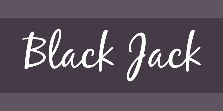 Black Jack Font Free by Typadelic » Font Squirrel