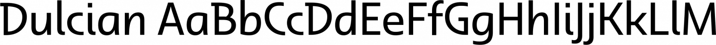 Dulcian font family by insigne design