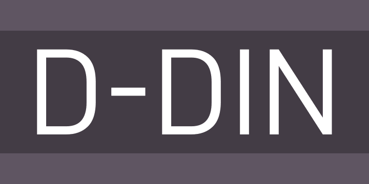 Din fonts free