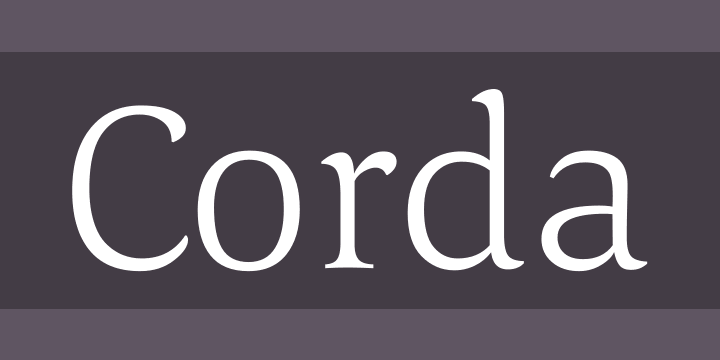 Corda Font Free by Hoftype » Font Squirrel