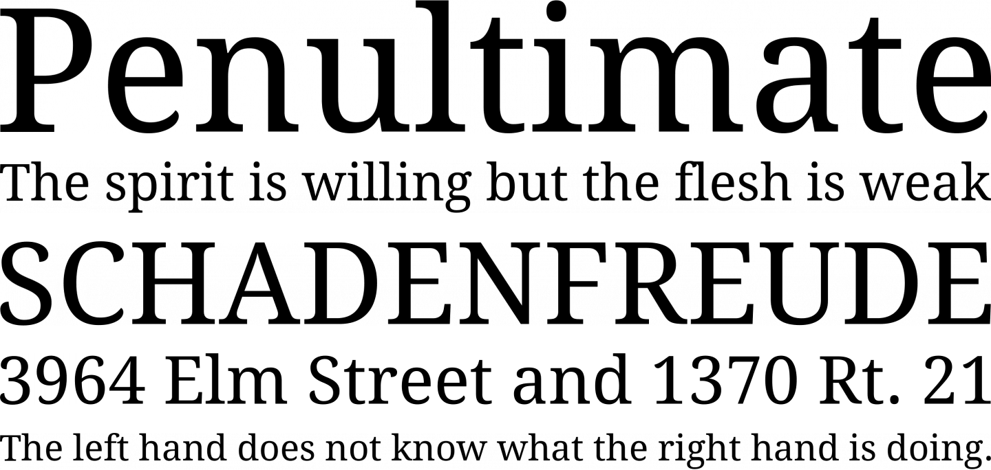droid serif italic font