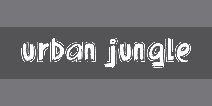 Urban Jungle | Font Zillion