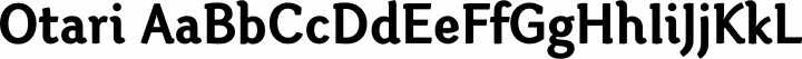 Otari font family by TK TYPE